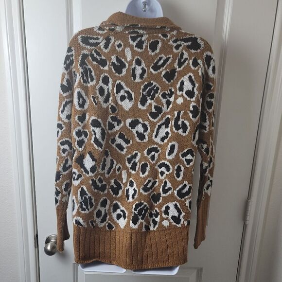 ALISON ANDREWS Leopard Print Sweater - Picture 6 of 9